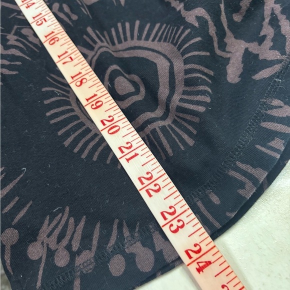 Chico’s Black Purple Brown Ethnic Long Sleeve Pullover Top Womens Size 3 Large - Picture 4 of 7